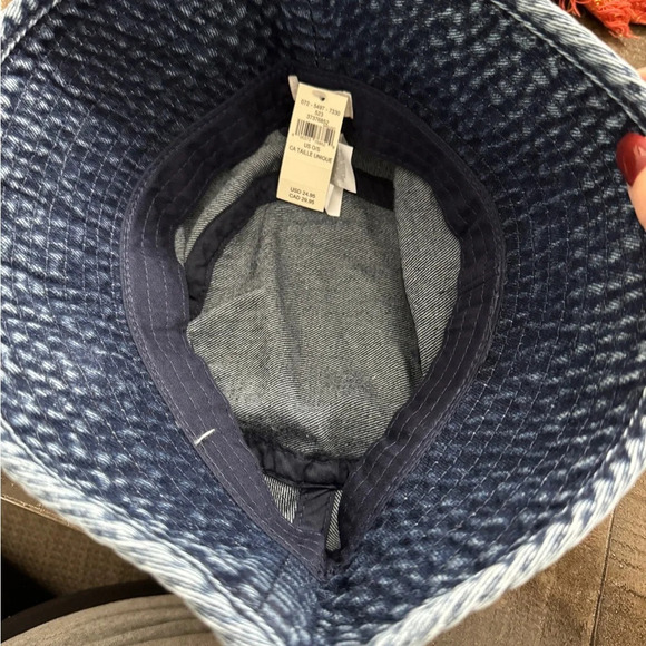AERIE NWT Denim Bucket‎ Hat One Size 100% Cotton - Picture 3 of 6
